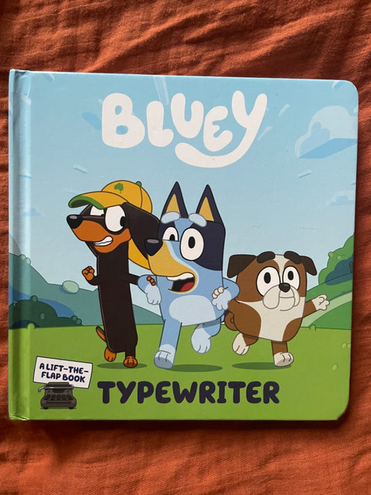 Thrifted Stories Bluey- typewriter