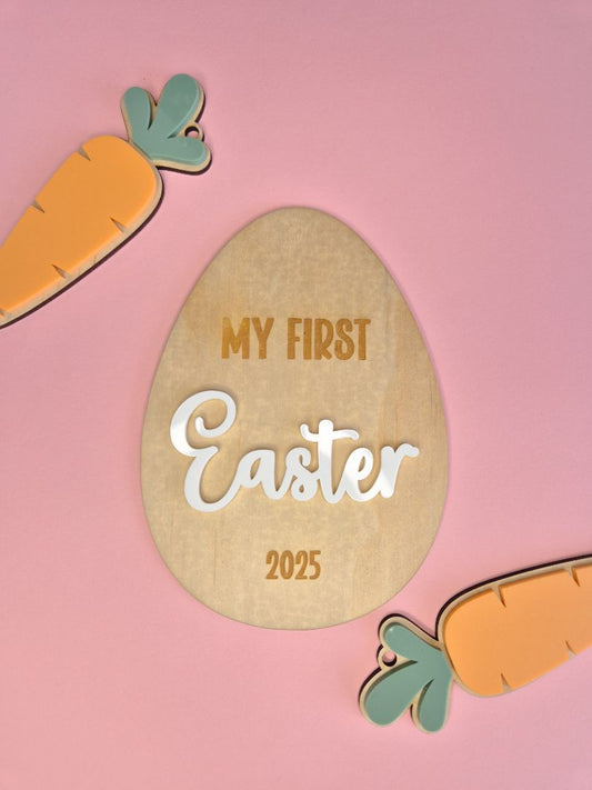 AXN Laser Creations My First Easter Plaque - Egg Shape