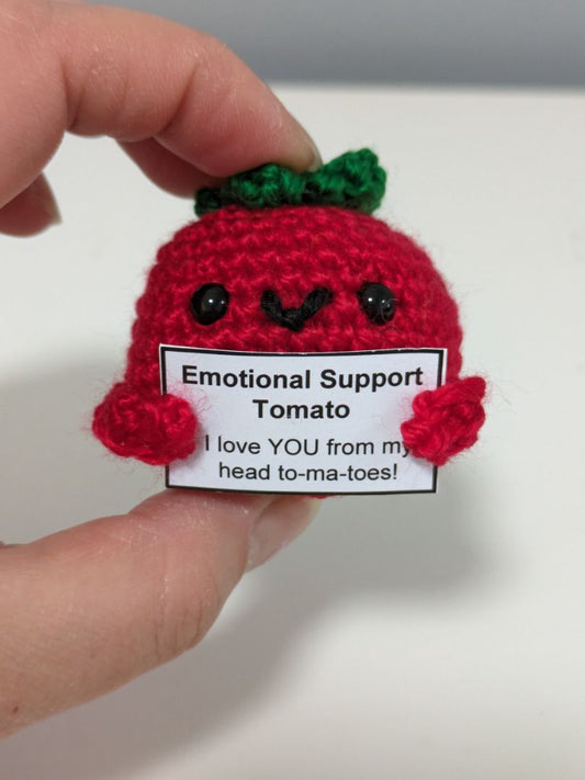 Mon Ami Crochet Emotional Support Tomato