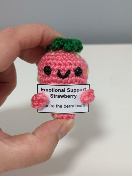 Mon Ami Crochet Emotional Support Strawberry