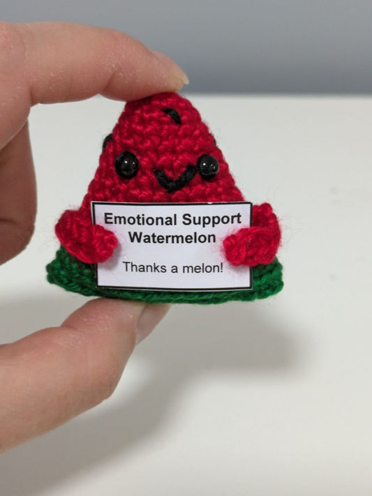 Mon Ami Crochet Emotional Support Watermelon