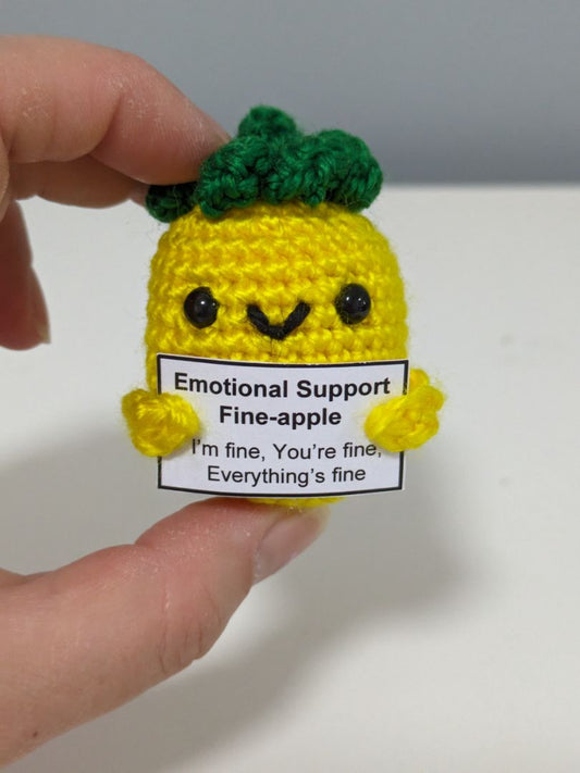 Mon Ami Crochet Emotional Support Pineapple