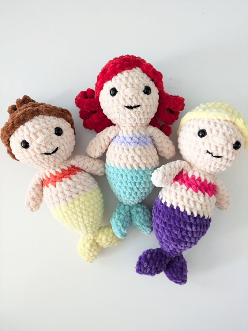 Mon Ami Crochet Mermaid Crochet Plushie