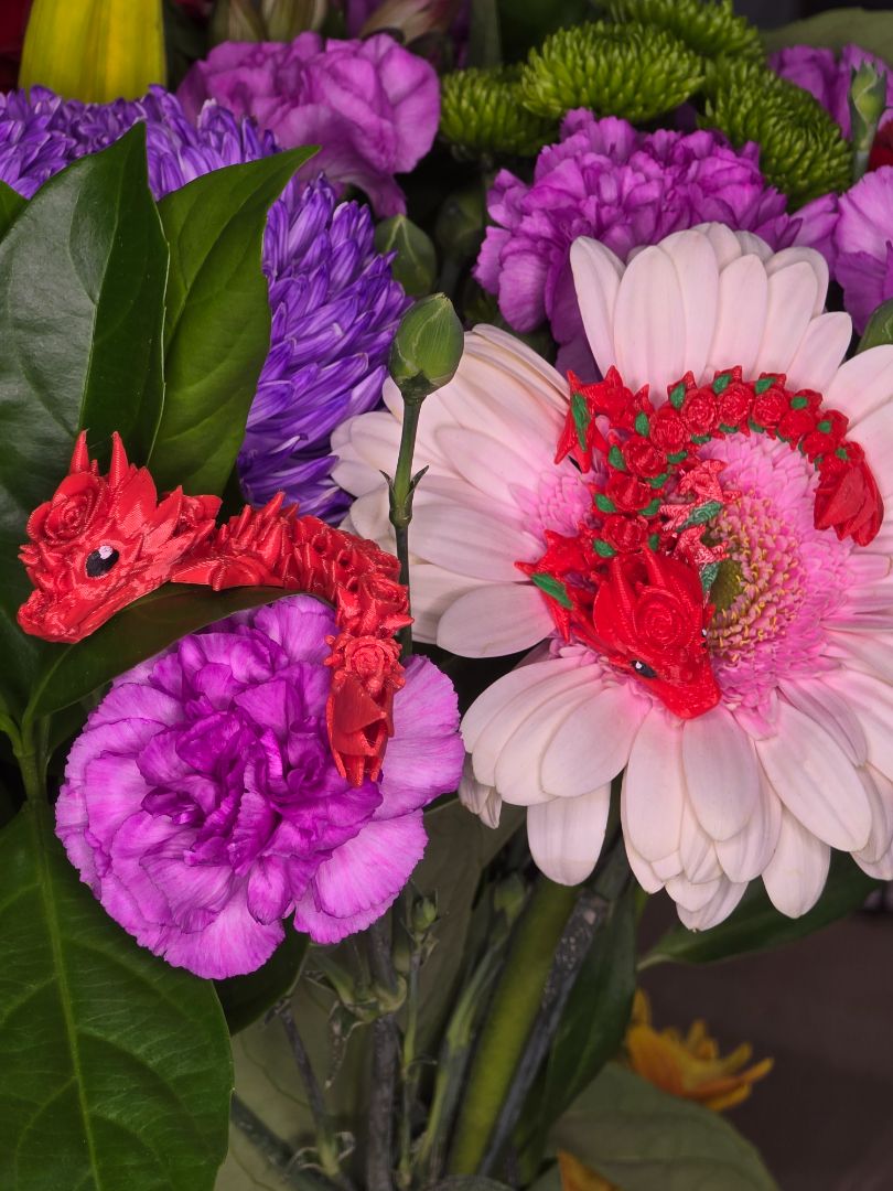 Rose Baby Dragon | 3D Creation Cove,  Red Mini