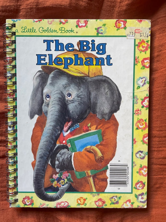 Thrifted Stories Little Golden Notebook- The big elephant