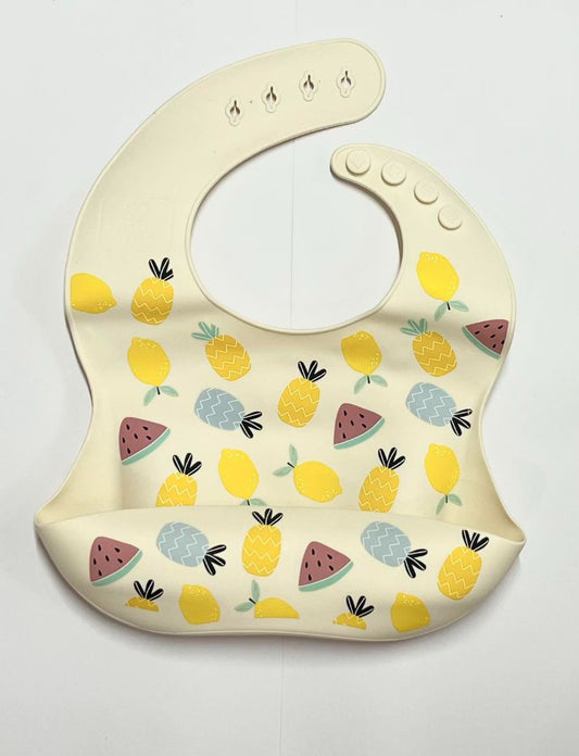 Tucker Tots Silicone Baby Feeding Bib,  Fruit Salad