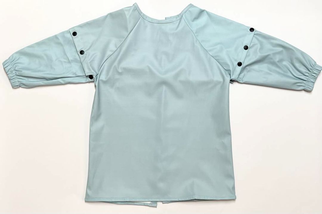 Tucker Tots Baby Feeding & Play Smock,  Light Blue