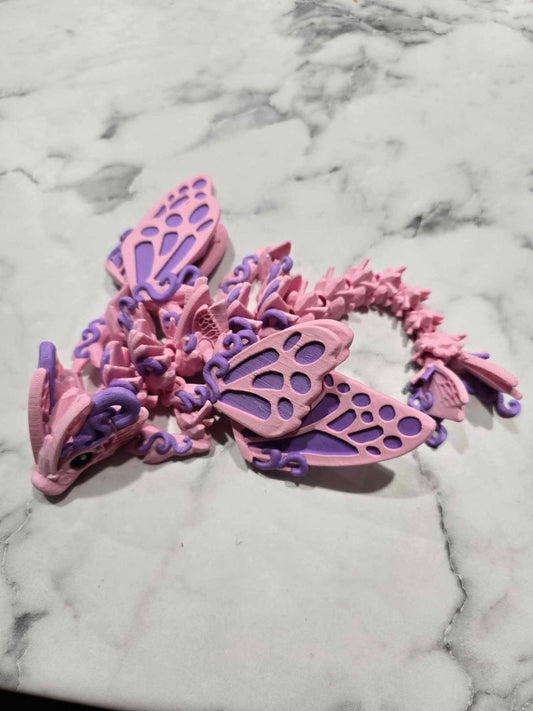 Butterfly Baby Dragon | 3D Creation Cove,  Sakura Pink W/ Purple Medium