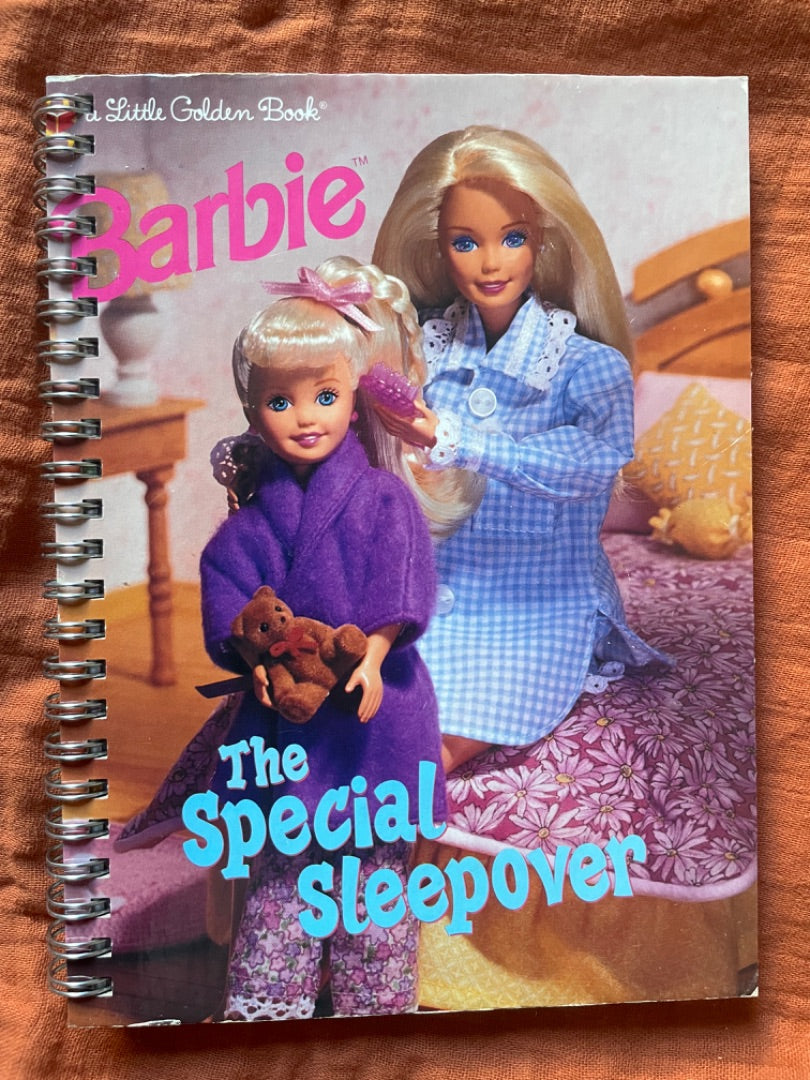 Thrifted Stories Little Golden Book Notebook- Barbie