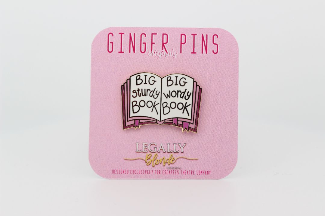 Ginger Pins Originals Legally Blonde Sturdy Book Pin