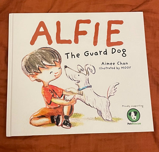 Thrifted Stories Alfie the guard dog