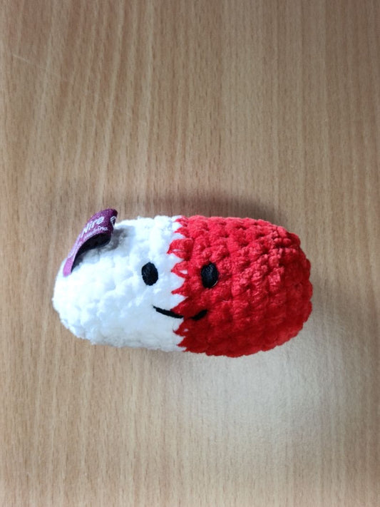 Nire Crochet Chill Pill,  Red and white