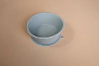 Tucker Tots Silicone Suction Bowl,  Dusty Blue