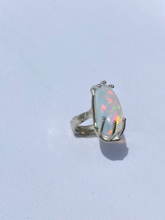 Selma Opal Claw Ring | Byteshayla