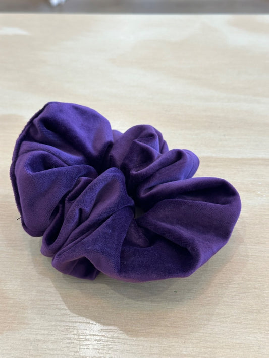 Purple Velvet Scrunchie | Zar + Bo