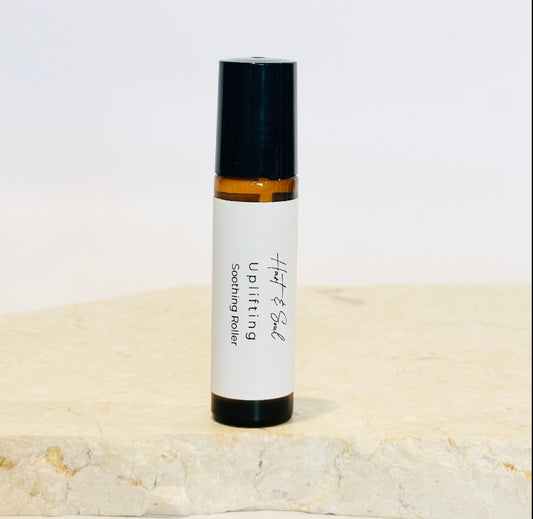 Hart & Soul Essential Oil Roller ~ Uplifting Blend,  Amber Roller Bottle 10ml