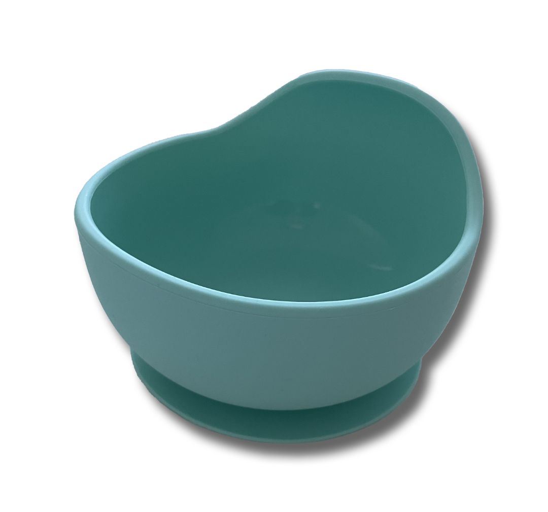 Tucker Tots Silicone Suction Bowl,  Light Blue