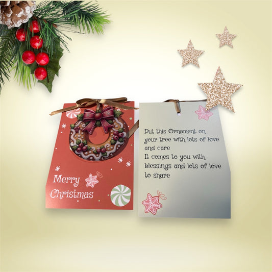 Crystal Inspirations Christmas Card with Ornament,  Various