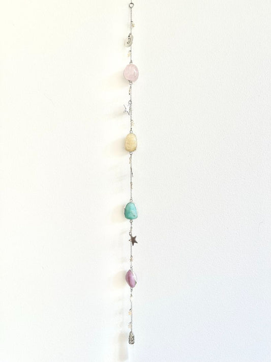 Rainbow Pastel Chakra Chain | NIA Nature Inspired Art