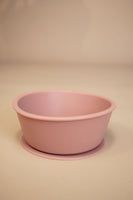 Tucker Tots Silicone Suction Bowl,  Rose Pink