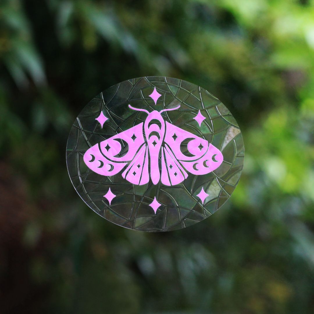 Soul Queen Art Co Luna Butterfly Suncatcher,  Holographic