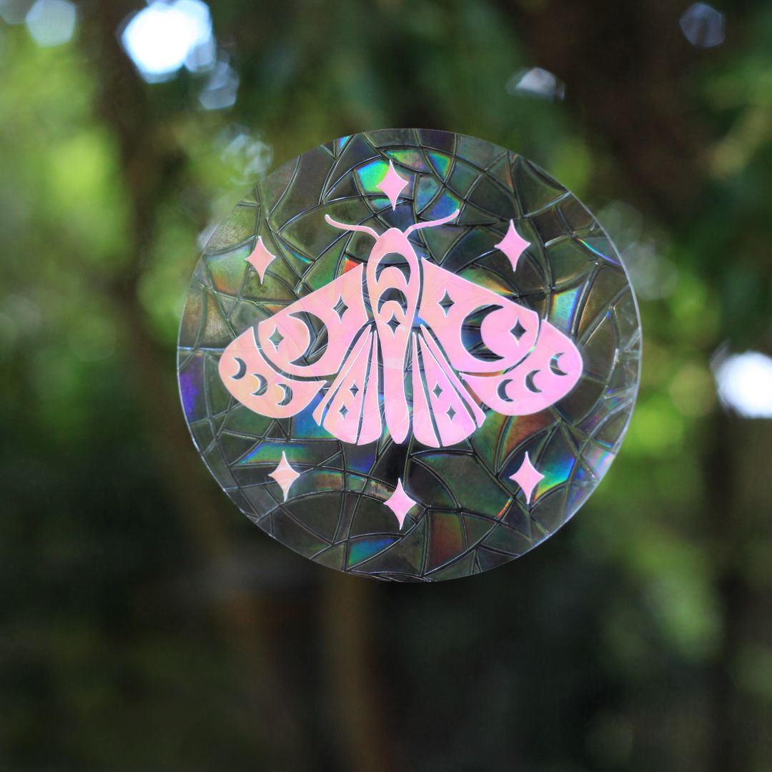 Soul Queen Art Co Luna Butterfly Suncatcher,  Holographic