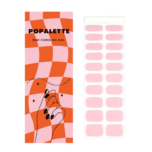 POPALETTE NUDE PINK GEL NAIL STICKERS