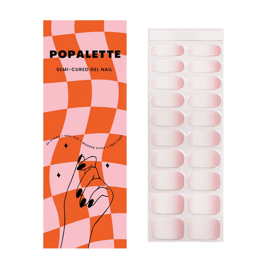 POPALETTE OMBRE BLUSH PINK GEL NAIL STICKERS