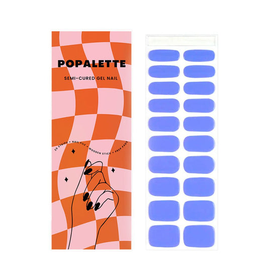 POPALETTE PERIWINKLE GEL NAIL STICKERS