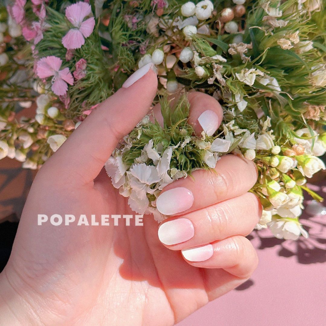 POPALETTE OMBRE BLUSH PINK GEL NAIL STICKERS