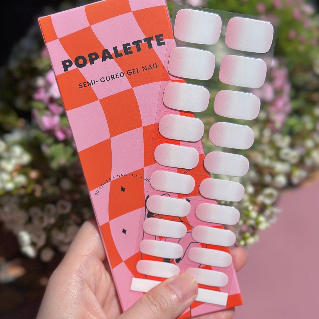 POPALETTE OMBRE BLUSH PINK GEL NAIL STICKERS