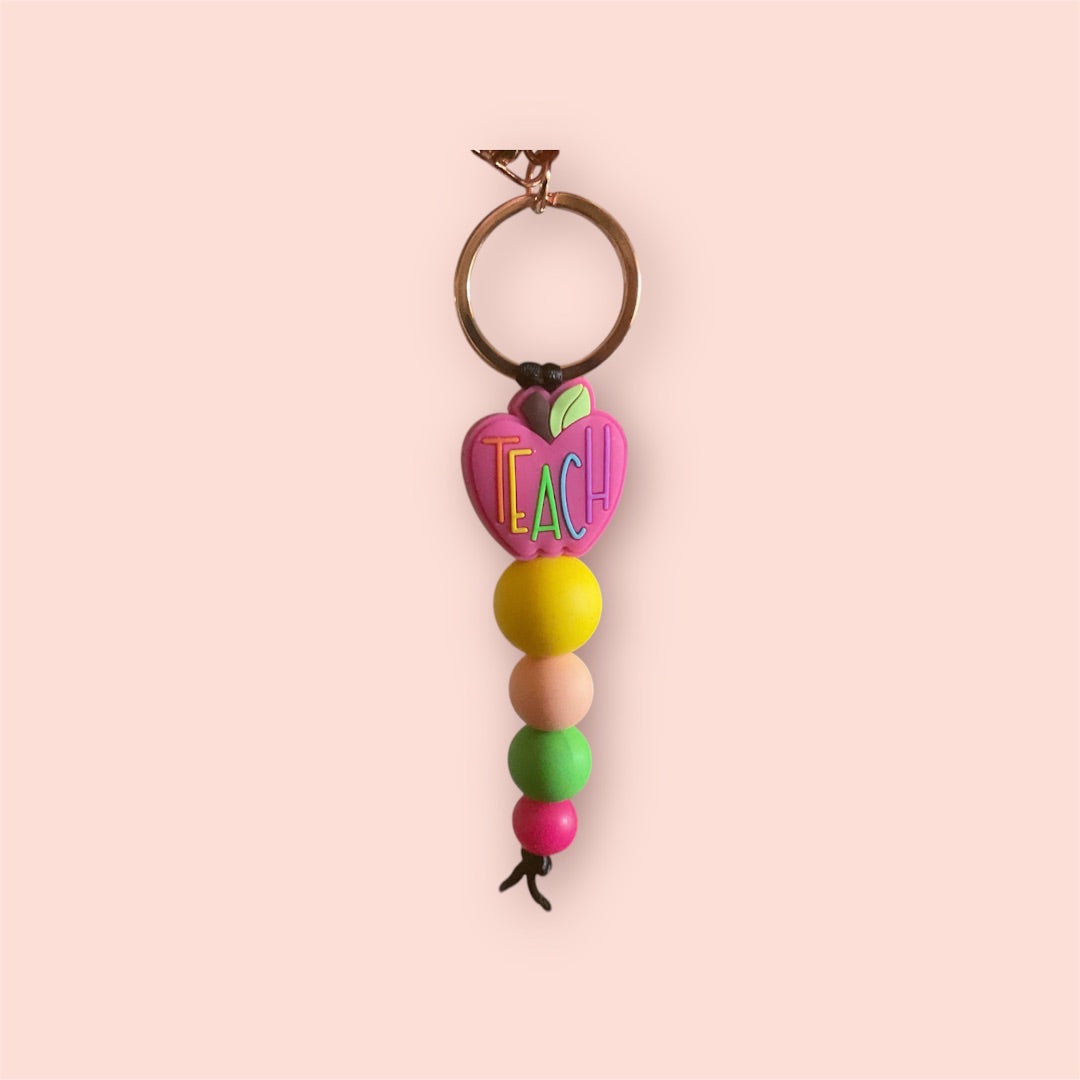 Sweet.Sunshine229 Silicone beaded keychain