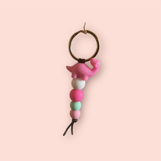 Sweet.Sunshine229 Silicone beaded keychain