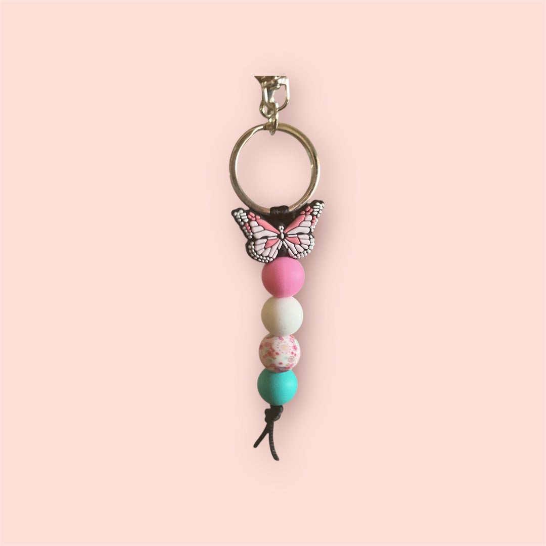 Sweet.Sunshine229 Silicone beaded keychain