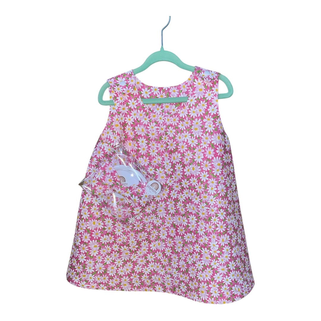 Playmate kids Pink Daisy dress with matching headband,  Pink 4