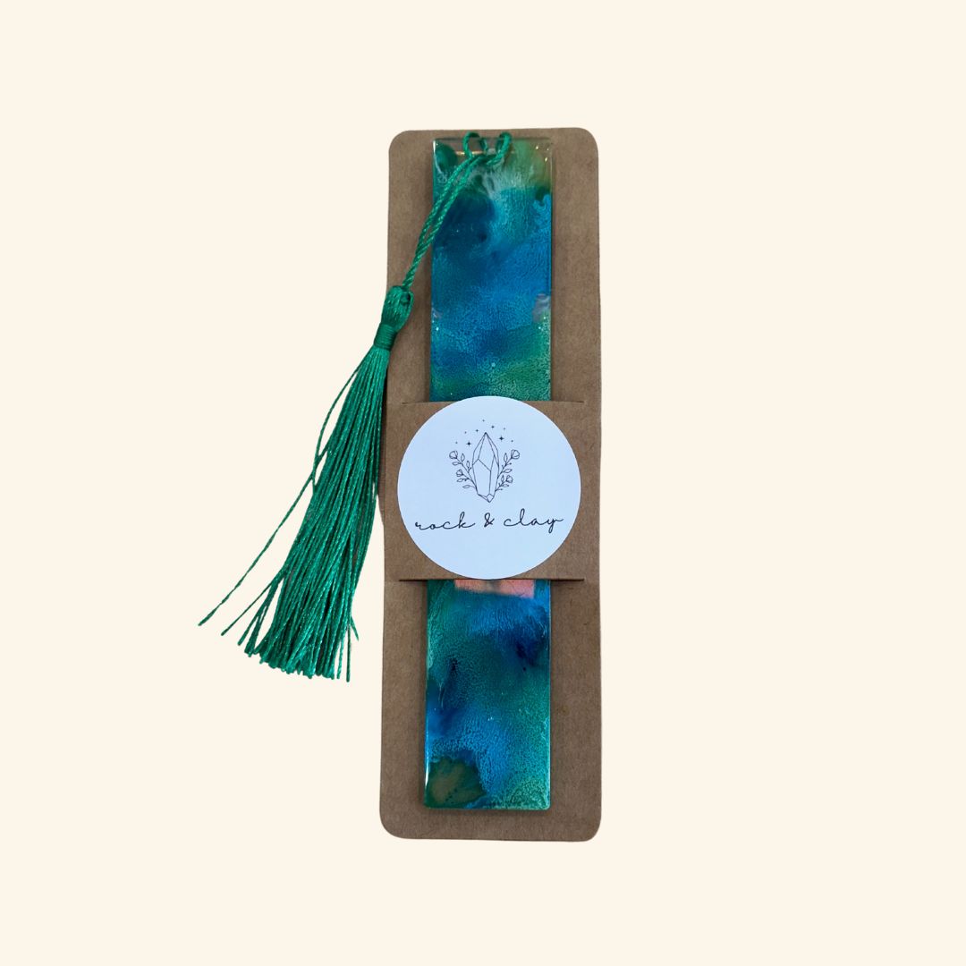 Bluey Green Book Mark | Rock N Clay