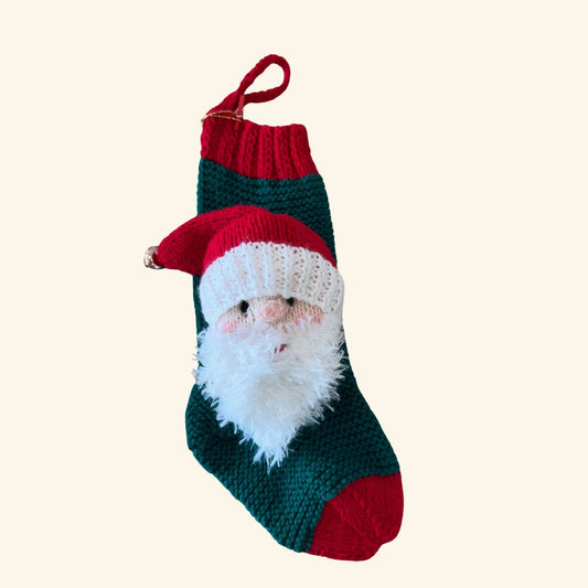 Santa Christmas Stocking | Knitter Nut