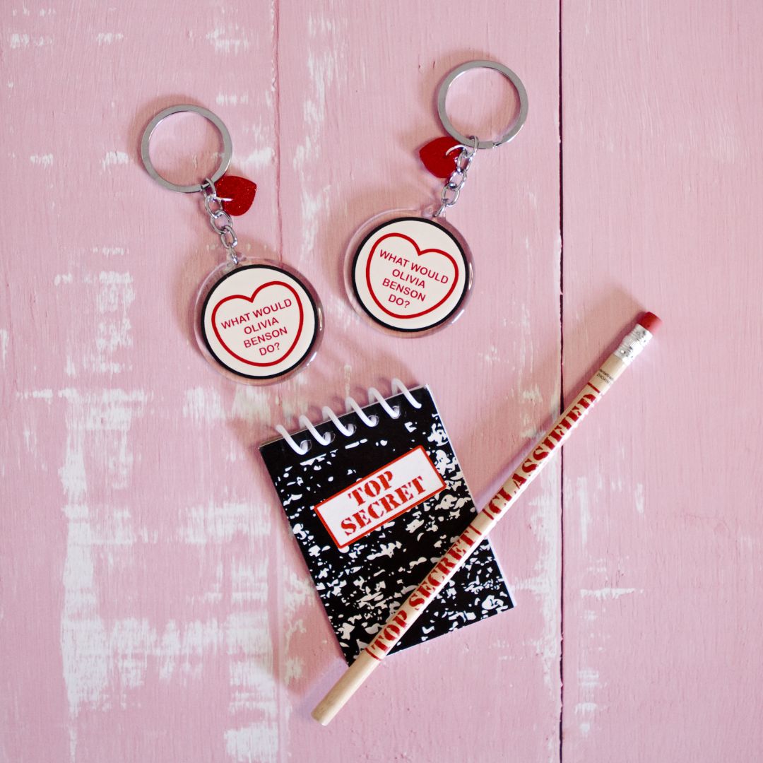 Candy & Kitsch Candy Heart Keyring/Keychain,  What Would Olivia Benson Do?