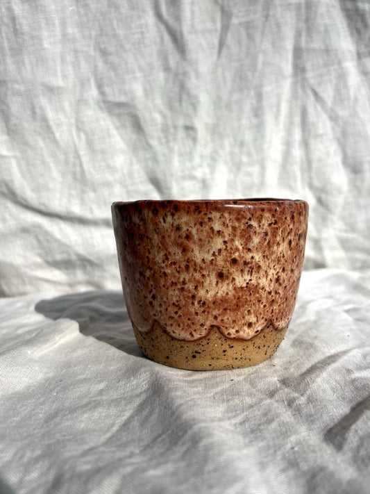 Rainbows & Rivers Cinnamon Ceramic Cup,  Neutral